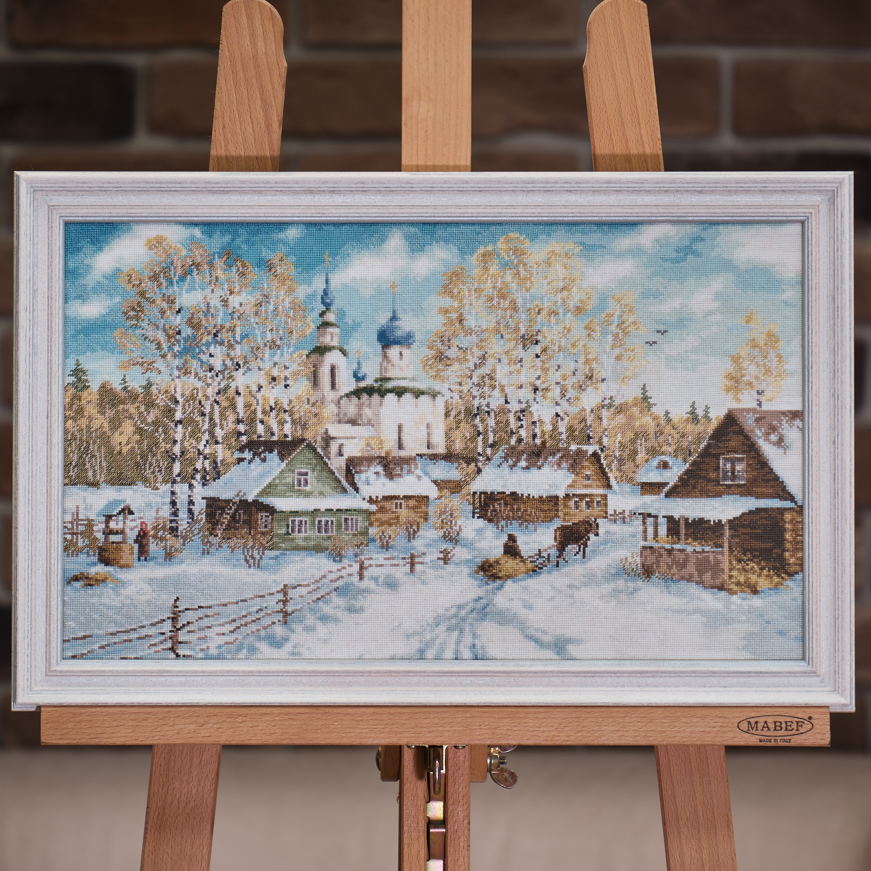 Зимняя деревня — оформление АРТИС